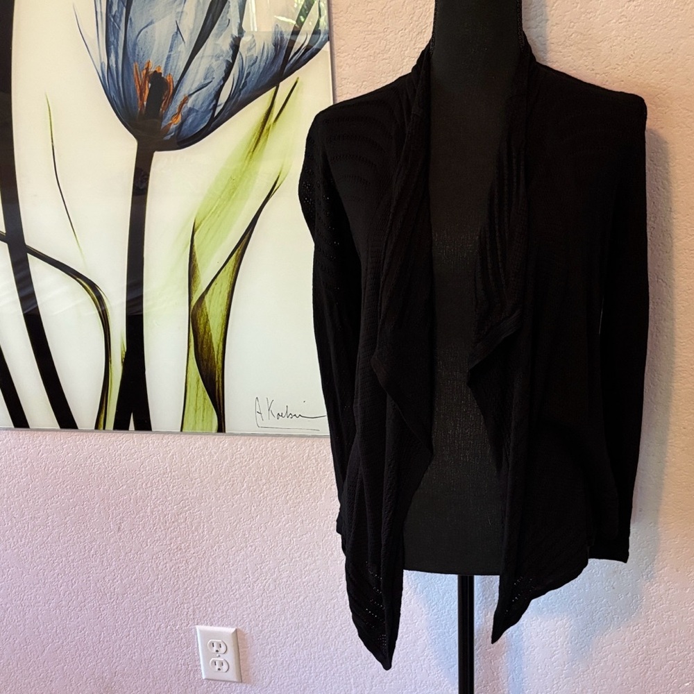 Women’s black cardigan size petite medium
